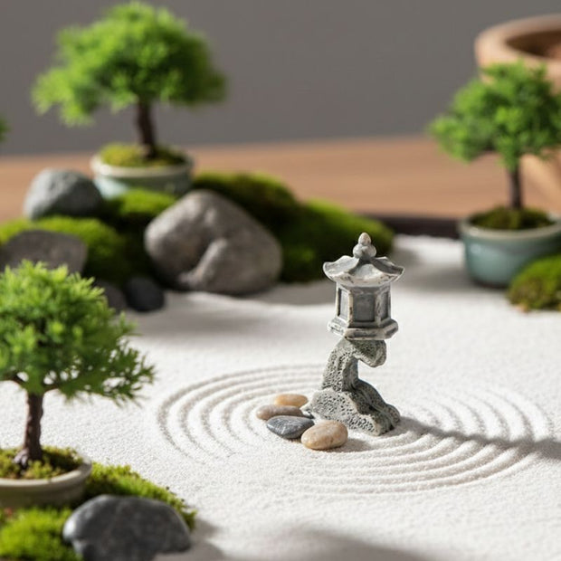 Sculpture Pierre Lanterne Miniature