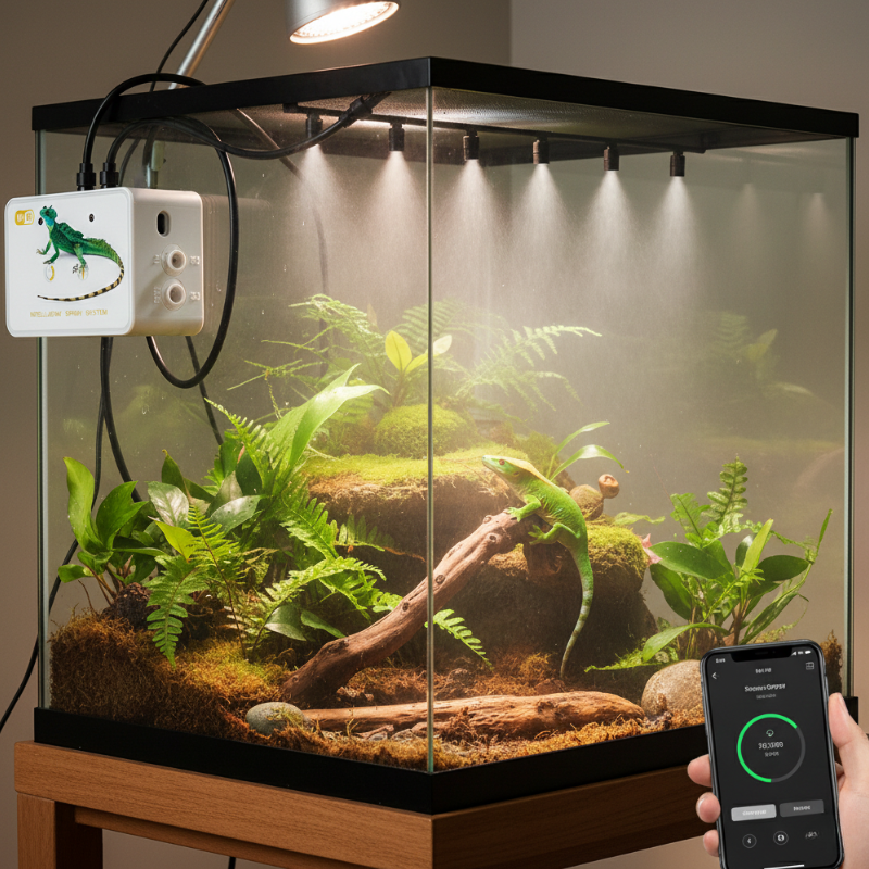 Brumisateur Terrarium Intelligent Avec Programmation Automatique