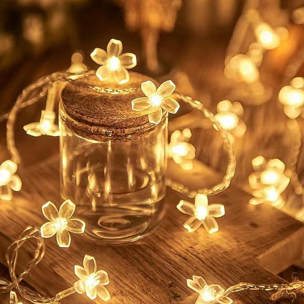 Guirlandes d’Intérieur Fleurs Lumineuses LED