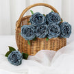 Fleur Artificielle Bleu avec des Roses Multiples