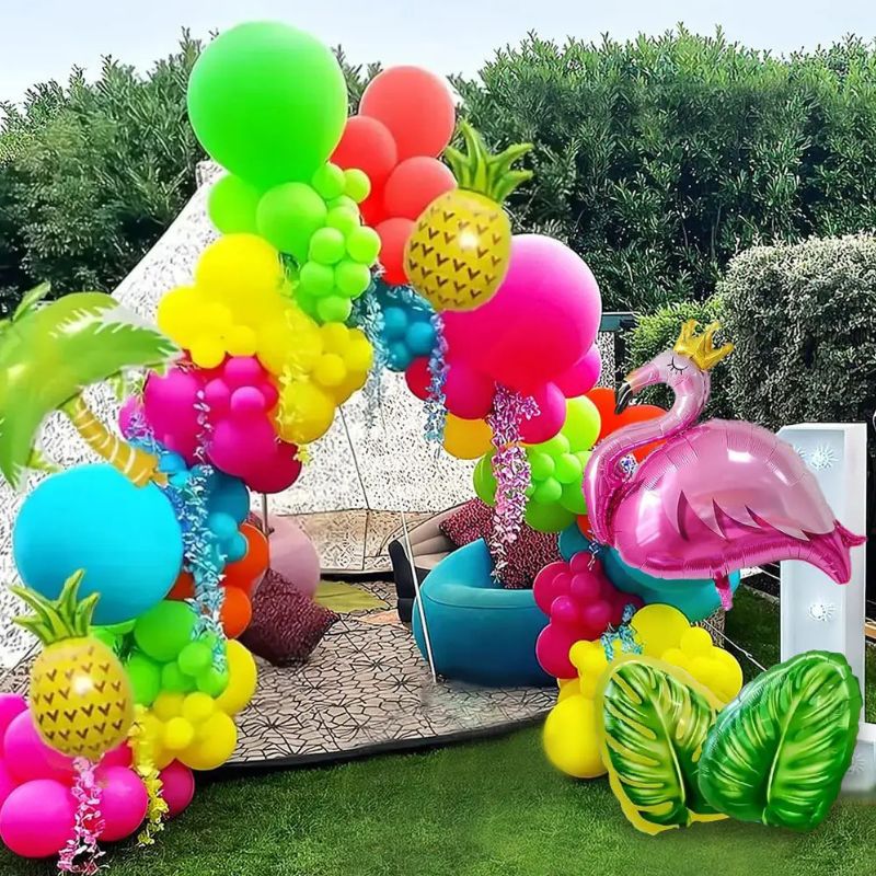 Décorations Festives Arche De Ballons Tropicaux