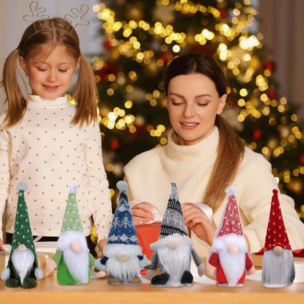 Calendrier De L’Avent Décoratif Avec Lutins En Tissu Doux