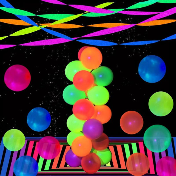 Décorations Festives Bandes Fluorescentes