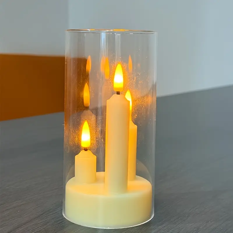 Bougies LED Électroniques Réalistes Effet Flamme