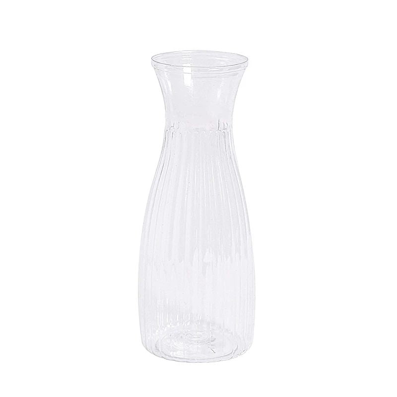 Vase à Fleur en Plastique Transparent