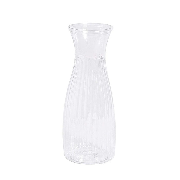 Vase à Fleur en Plastique Transparent