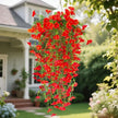 Guirlande De Fleurs Artificielles En Suspension Avec Fleurs Denses