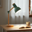Lampe À Poser Champignon En Bois Et Métal Design Scandinave