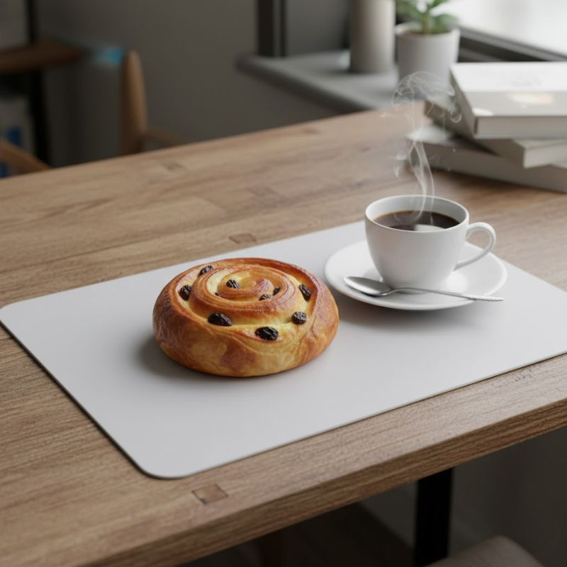 Set De Table Silicone Facile À Nettoyer Et Réutilisable