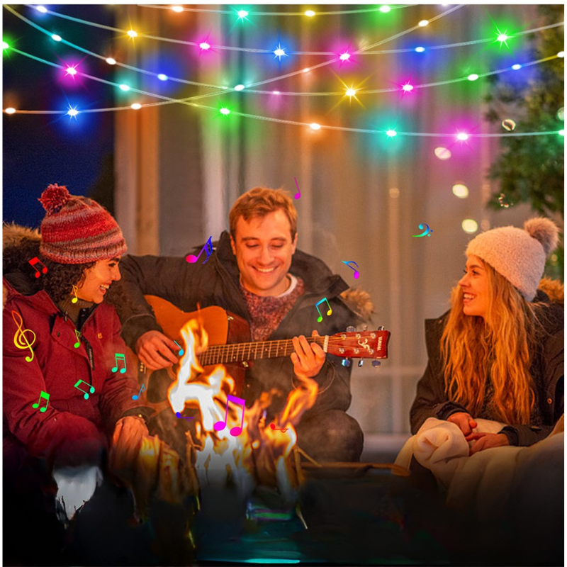 Guirlandes Connectées Lumineuses Multicolores