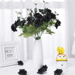 Fleur Artificielle Noir Avec Têtes De Roses