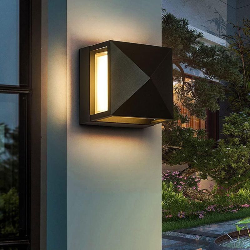 Applique Murale Extérieur À Éclairage Doux Et Uniforme