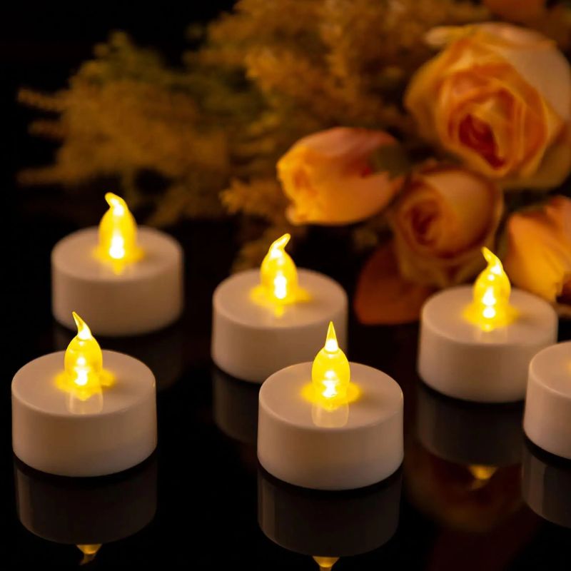 Bougie LED Effet Flamme Scintillante