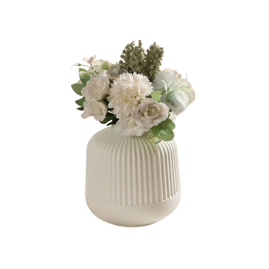 Vase Maison à Bourgeons en Céramique