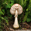 Sculpture Visage Décorative En Forme De Champignon Artistique