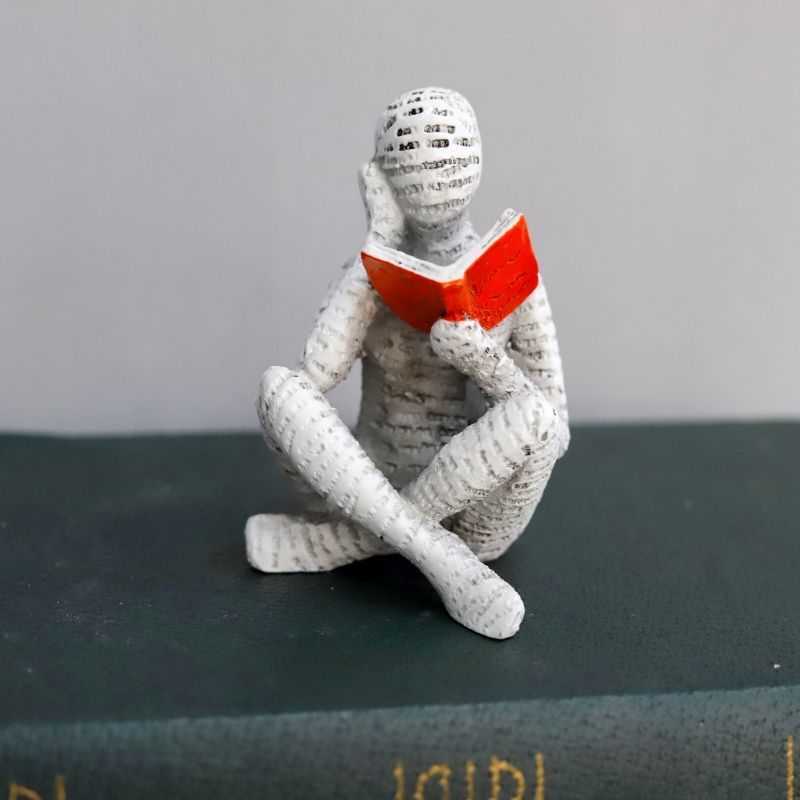 Sculpture Papier Moderne Personnage Artistique
