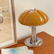 Lampe Champignon Année 70 Rétro Élégante Avec Pied Métallique