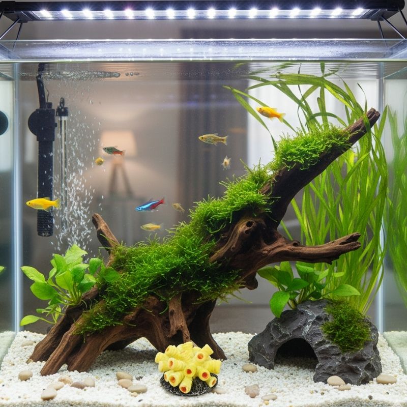 Décoration Terrarium Avec Structure Tubulaire