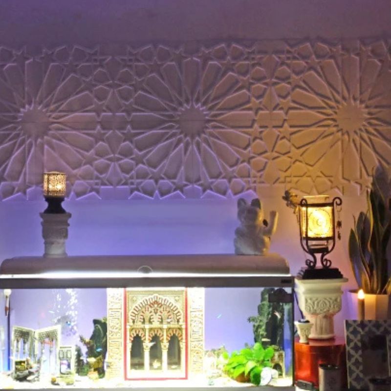 Panneau Mural Décoratif Avec Motif Oriental 10 Pièces