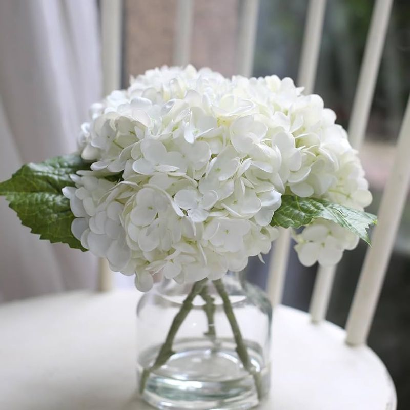 Fleur Artificielle Blanc Bouquet Pivoine Chic