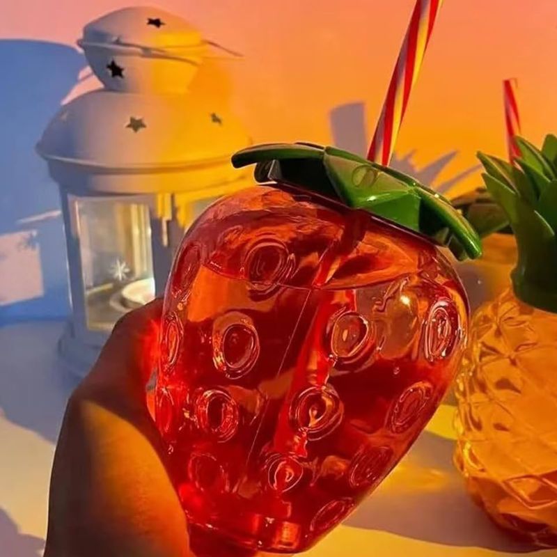 Décorations Été Gobelets Fraise 10 Pièces