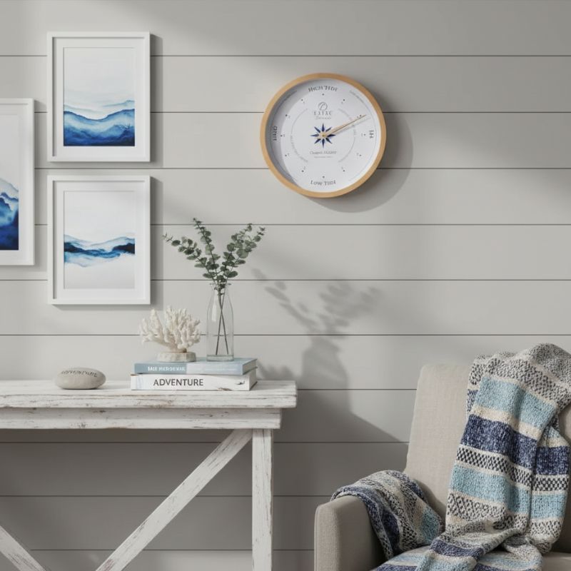 Horloge Des Marées Avec Indicateur Marin