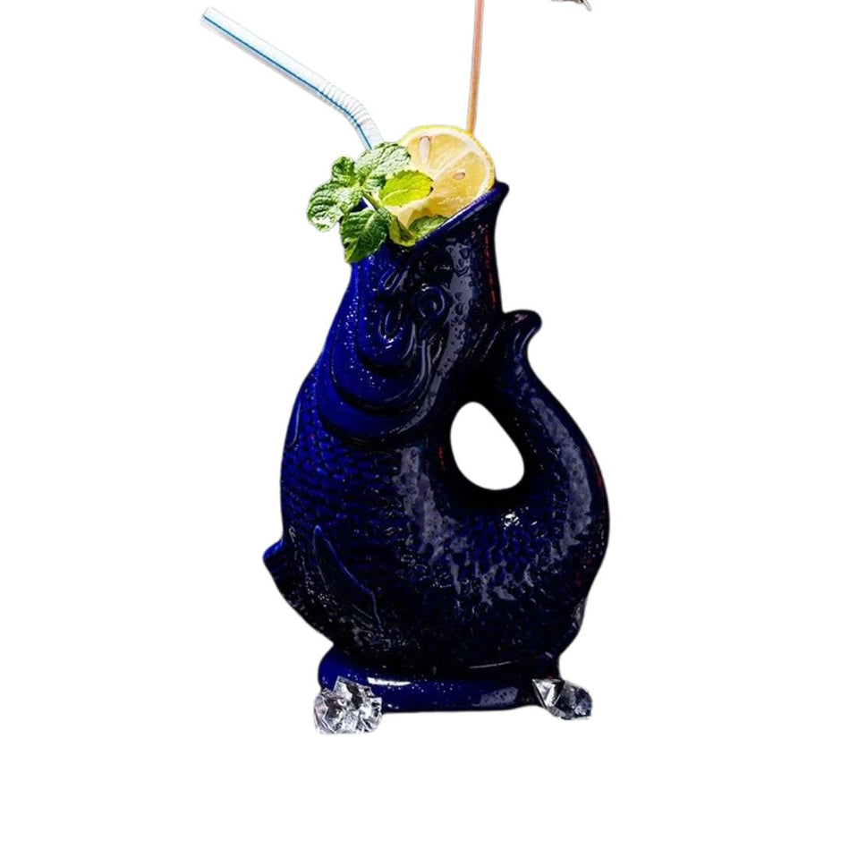 Vase Poisson en Céramique Style Hawaïenne