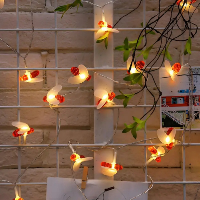 Guirlandes d’Intérieur LED Abeilles Décoratives