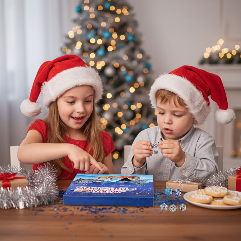 Calendrier De L’Avent Décoratif Avec Cadeau Surprise