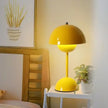 Lampe Champignon Vintage Jaune Design Scandinave