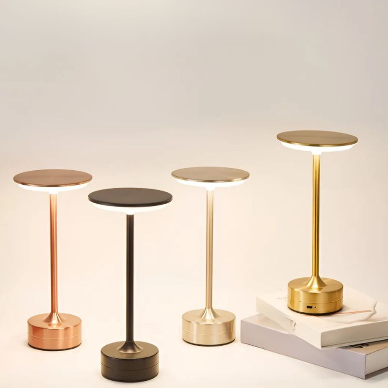 Lampes d'Ambiance Métal Rechargeables Avec Capteur Tactile