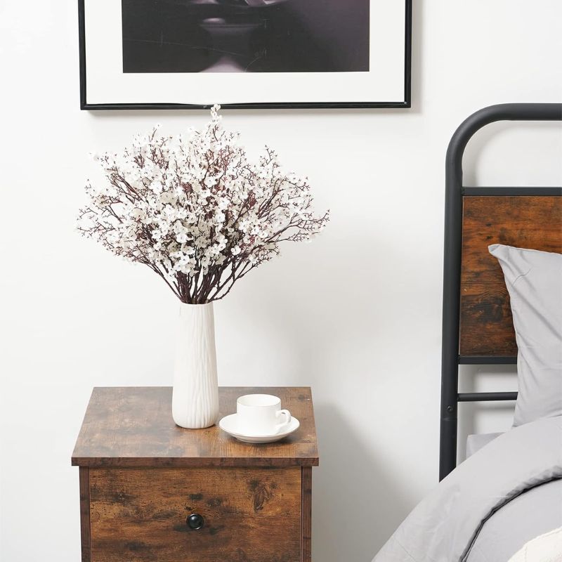 Fleur Artificielle Blanc Gypsophile En Branche Fine