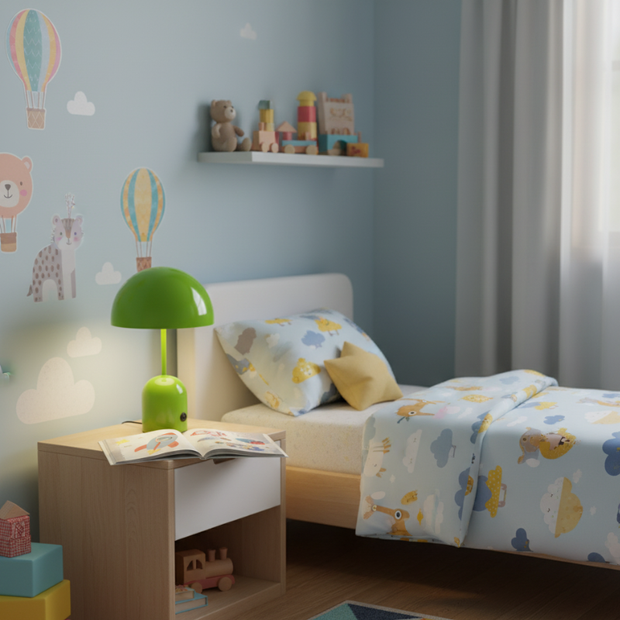 Lampe Champignon Verte Rechargeable