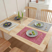 Set De Table En Lin Lavable Et Antidérapant