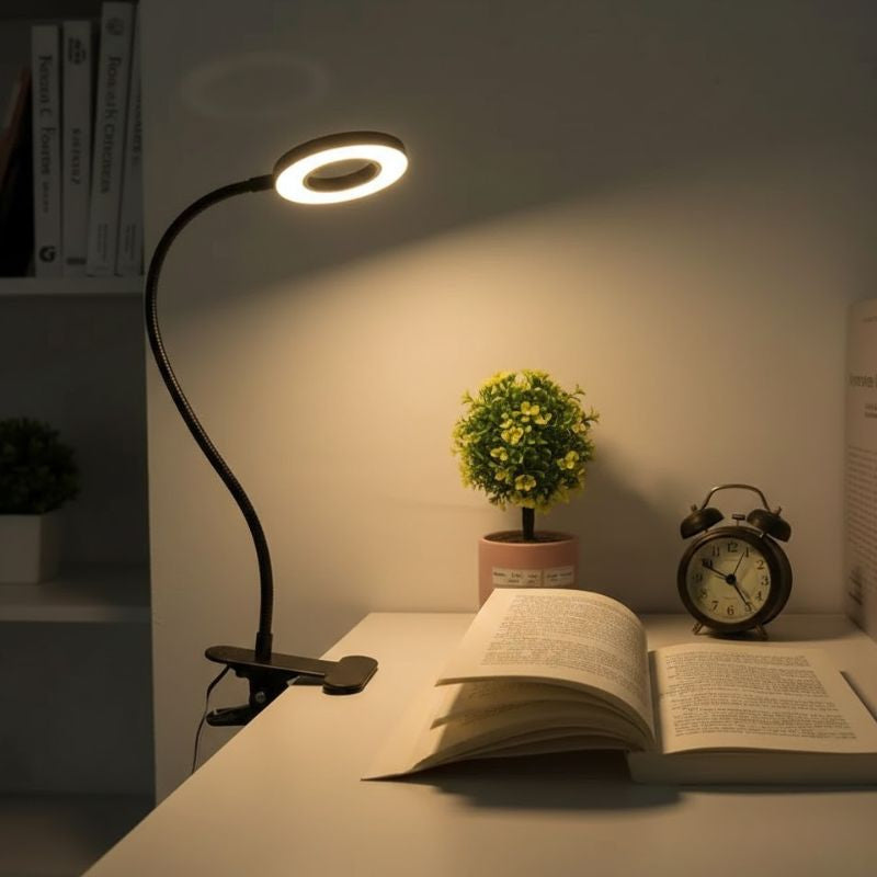Lampe De Table LED À Pince Flexible