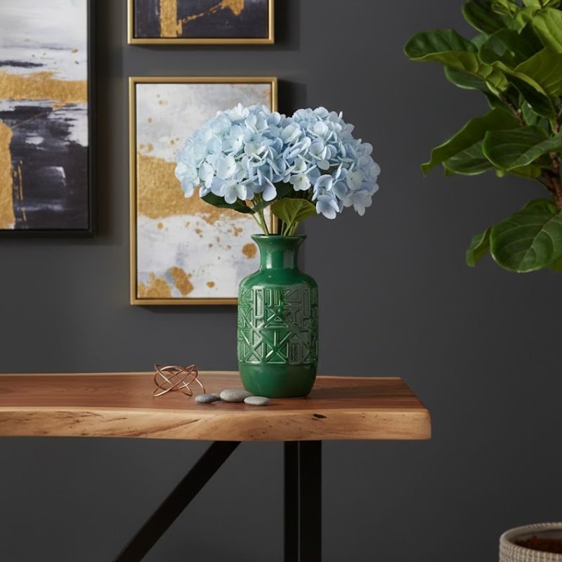 Fleur Artificielle Bleu Bouquet Floral Léger