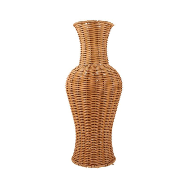 Vase XXL en Rotin Tissé pour Fleurs en Grand Format