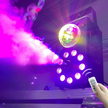 Éclairage Festif Machine À Fumée LED RGB Avec Télécommande