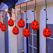Rideaux Lumineux Citrouilles Halloween