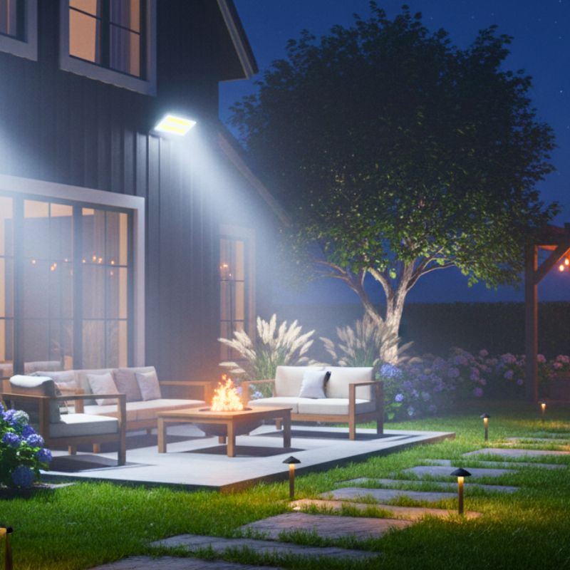 Projecteurs d’Extérieur LED Étanches avec Dissipation de Chaleur