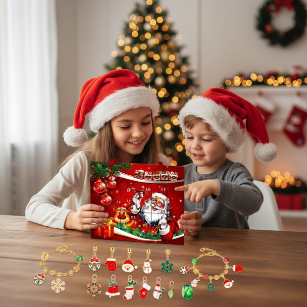 Calendrier De L’Avent Bricolage De Noël Coloré 24 Pièces