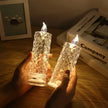 Bougies LED Cristal avec Effet Projection