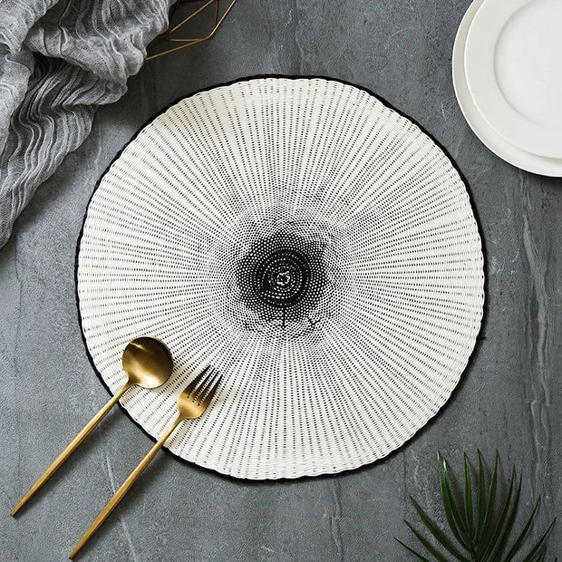 Set De Table Jetable En Papier Tissé