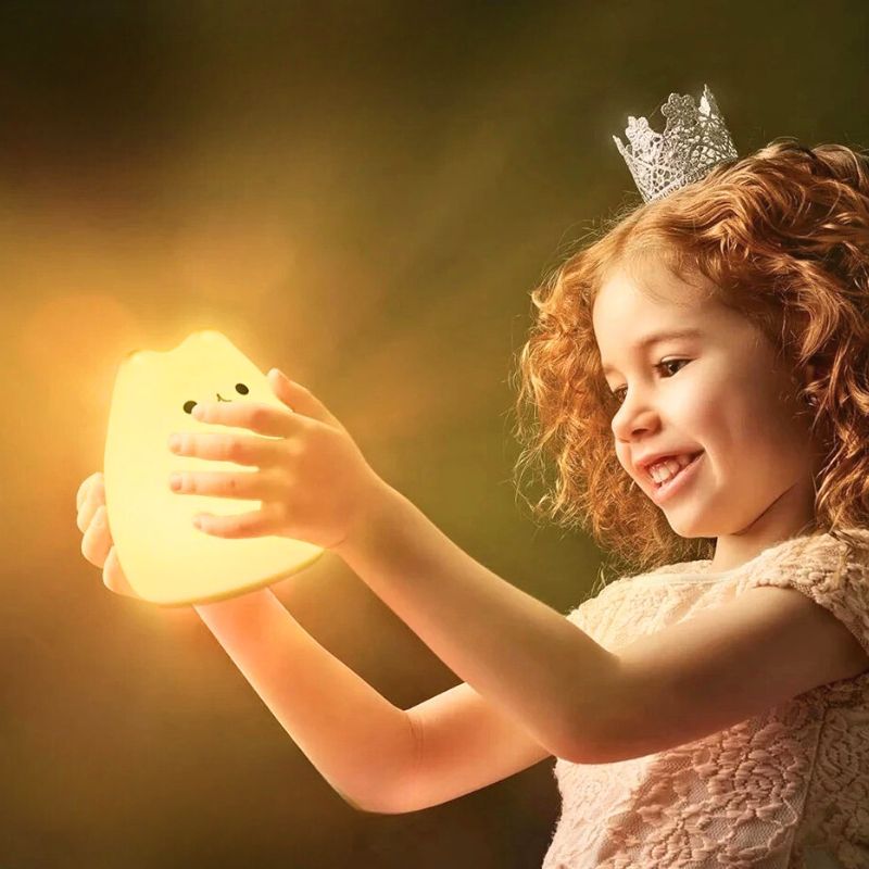 Veilleuses Chat Mignon En Silicone