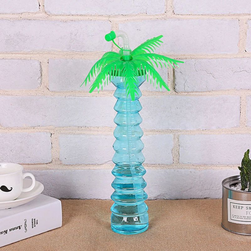 Décorations Été Gobelets en Forme de Palmier 5 Pièces