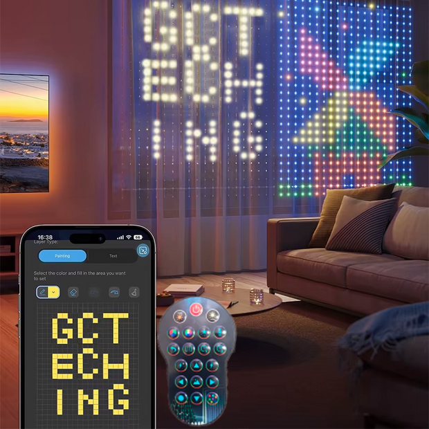 Guirlande Rideau Lumineux LED Intelligent