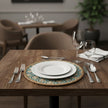 Set De Table Rotin Naturel Avec Motif Décoratif Chic