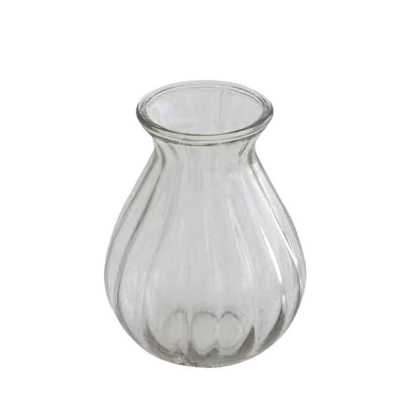 Vase Transparent en Verre Créatif pour Fleurs