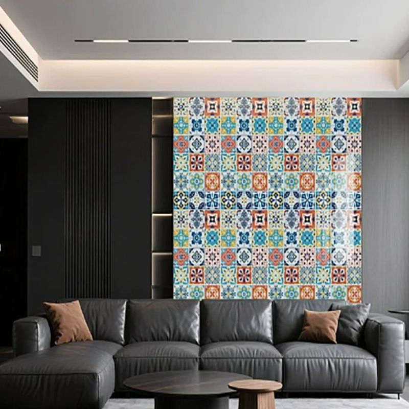 Panneau Mural PVC Décoratif Imitation Carrelage