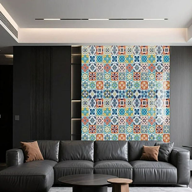 Panneau Mural PVC Décoratif Imitation Carrelage